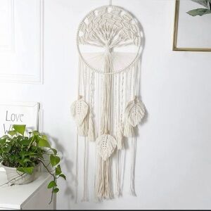 Dream Catcher Macrame Feather Boho Tree